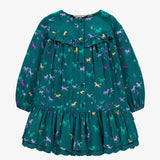 Turquoise Dress with Horses Print > Souris Mini (Baby-Youth)
