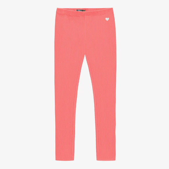 Pink Legging in Ribbed Knit > Souris Mini