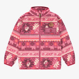 Pink Patterned Fleece Jacket > Souris Mini (Baby to Youth)
