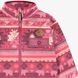 Pink Patterned Fleece Jacket > Souris Mini (Baby to Youth)