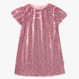 Pink Sequin Dress > Souris Mini