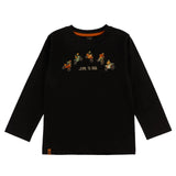 'Time to Ride' Black T-Shirt > Nano