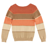 Striped Coral-Beige Sweater > Nano