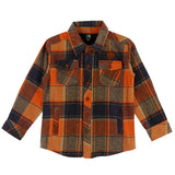 Orange Plaid Flannel Shirt > Nano