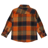 Orange Plaid Flannel Shirt > Nano