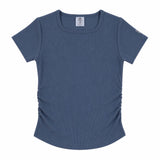 Girl's Dark Blue Active T-shirt > Nano