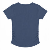 Girl's Dark Blue Active T-shirt > Nano