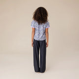 Girl's Navy Athletic Jogging Pants  > Nano Active Wear