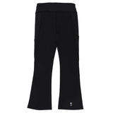 Black Athletic Flare Leggings  > Nano Active Wear