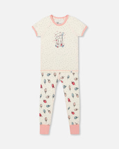 Strawberry Kitty Organic Pajama Set > Deux Par Deux
