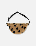 Leopard Heart Faux Fur Fanny Bag > Deux Par Deux