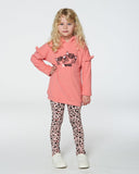 Little Leopards Hooded Tunic > Deux Par Deux (Tea Rose)