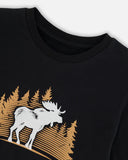 Moose T-shirt > Deux Par Deux (Antharite Black)