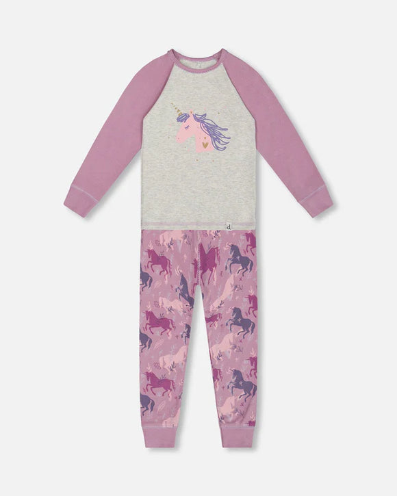 Unicorn Organic Pajama Set > Deux Par Deux