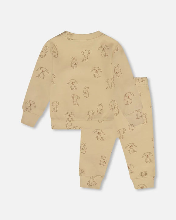 Cute Dogs  Organic Pant & Top Set > Deux Par Deux