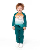 Woolly Mammoth Gradient Raglan Tee > Deux Par Deux - Organic Cotton in 12m only