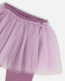 Tulle Skirt  Leggings in Purple - Deux Par Deux