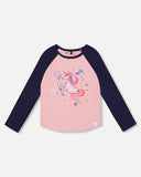 Unicorn Jersey Raglan Tee > Deux Par Deux Dusty Pink