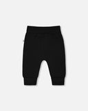 Black Evolution Organic Cotton Pants > Deux Par Deux
