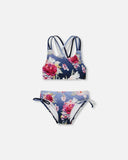 Two-Piece Blue Floral Swimsuit > Deux Par Deux