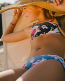 Two-Piece Blue Floral Swimsuit > Deux Par Deux