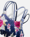 Two-Piece Blue Floral Swimsuit > Deux Par Deux