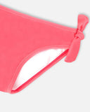 Two-Piece Coral & Blue Flamingo Swimsuit > Deux Par Deux