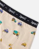 Three Pack - Organic Trucks & Dino Boxer Underwear > Deux Par Deux