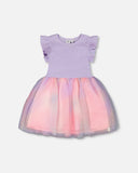 Lilac And Gradient Dress > Deux Par Deux