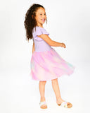 Lilac And Gradient Dress > Deux Par Deux