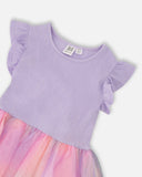 Lilac And Gradient Dress > Deux Par Deux