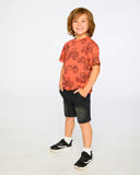 Orange Truck Organic Cotton T-shirt > Deux Par Deux in size 4