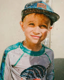 Ocean Waves < Deux Par Deux Mixed Blue Cap