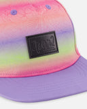 Rainbow Stripe < Deux Par Deux Floral Print Cap