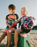 Gradient Roses < Deux Par Deux Navy Flower Cap