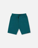 Shaded Spruce Organic Jersey Shorts > Deux Par Deux
