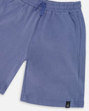 Moonlight Blue Organic Jersey Shorts > Deux Par Deux