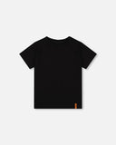Anthracite Black Organic Jersey T-shirt > Deux Par Deux