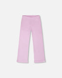 Lilac Crinkle Jersey Legging - Deux Par Deux (Lavendula)