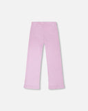 Lilac Crinkle Jersey Legging - Deux Par Deux (Lavendula)