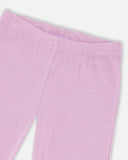 Lilac Crinkle Jersey Legging - Deux Par Deux (Lavendula)