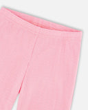 Begonia Pink Crinkle Jersey Legging - Deux Par Deux