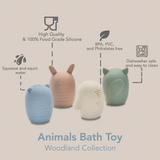 Noüka Animal Bath Toys - Woodland Collection