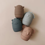 Noüka Safari Animal Bath Toys - Soft Safari