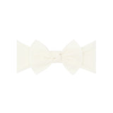 Ivory Itty Bitty Knot Headband > Baby Bling Bows