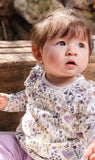 Purple Flower Hearts Set - Organic Cotton  > Deux Par Deux