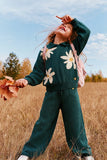 Flare Pants Jasper Green - Deux Par Deux