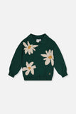 Knitted Sweater Jasper Green - Deux Par Deux