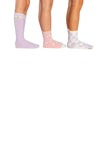 3 Pack Socks - Lavender, Pink and White > Deux Par Deux