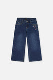 Girls' Light Blue Denim Jean  - Deux Par Deux